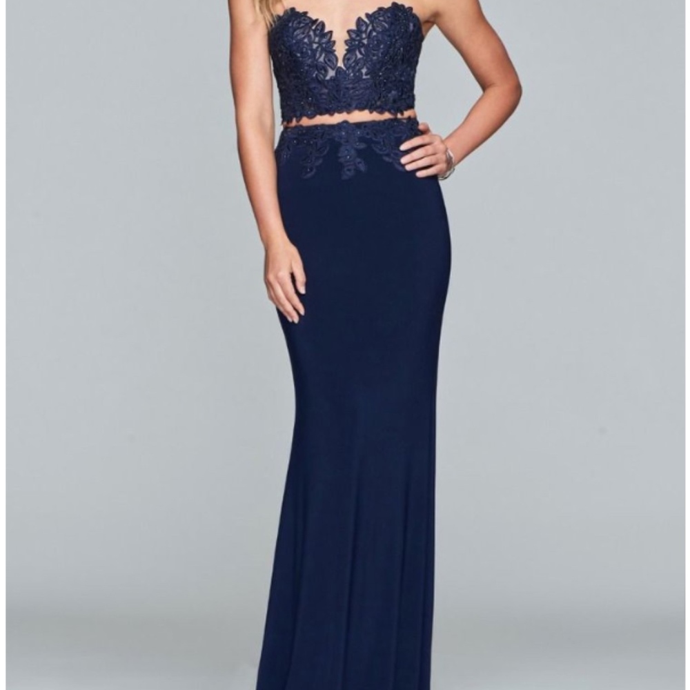 Faviana two piece dress